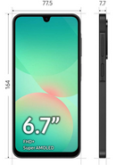 Samsung Galaxy A26 5G 6GB 128GB Preto