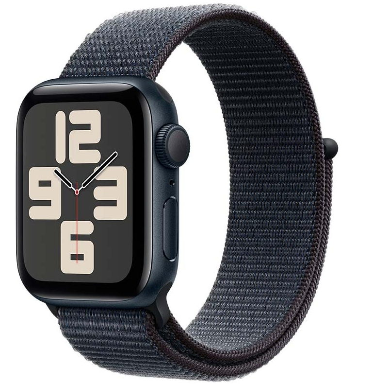 apple-watch-se-2024-gps-40mm-meia-noite-com-bracelete-loop-desportiva